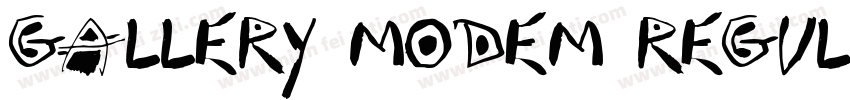 Gallery Modem Regula字体转换